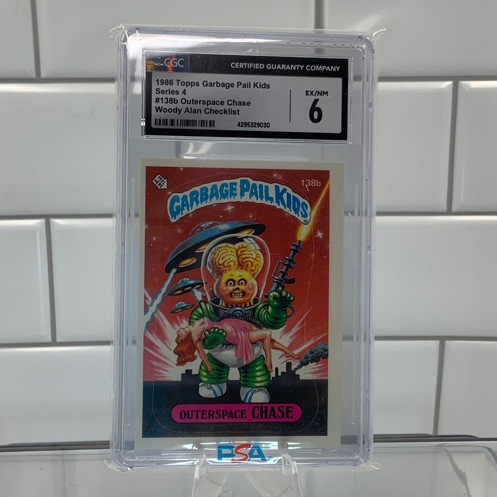 Vintage‎ Topps 1986 Garbage Pail Kids 138b Outerspace Chase Graded CGC 6
